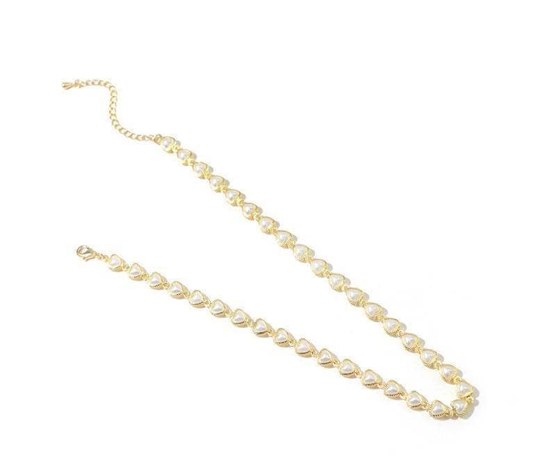 EVN™ Diamond Unique and Graceful Pearl Collarbone Necklace-Black Diamonds New York