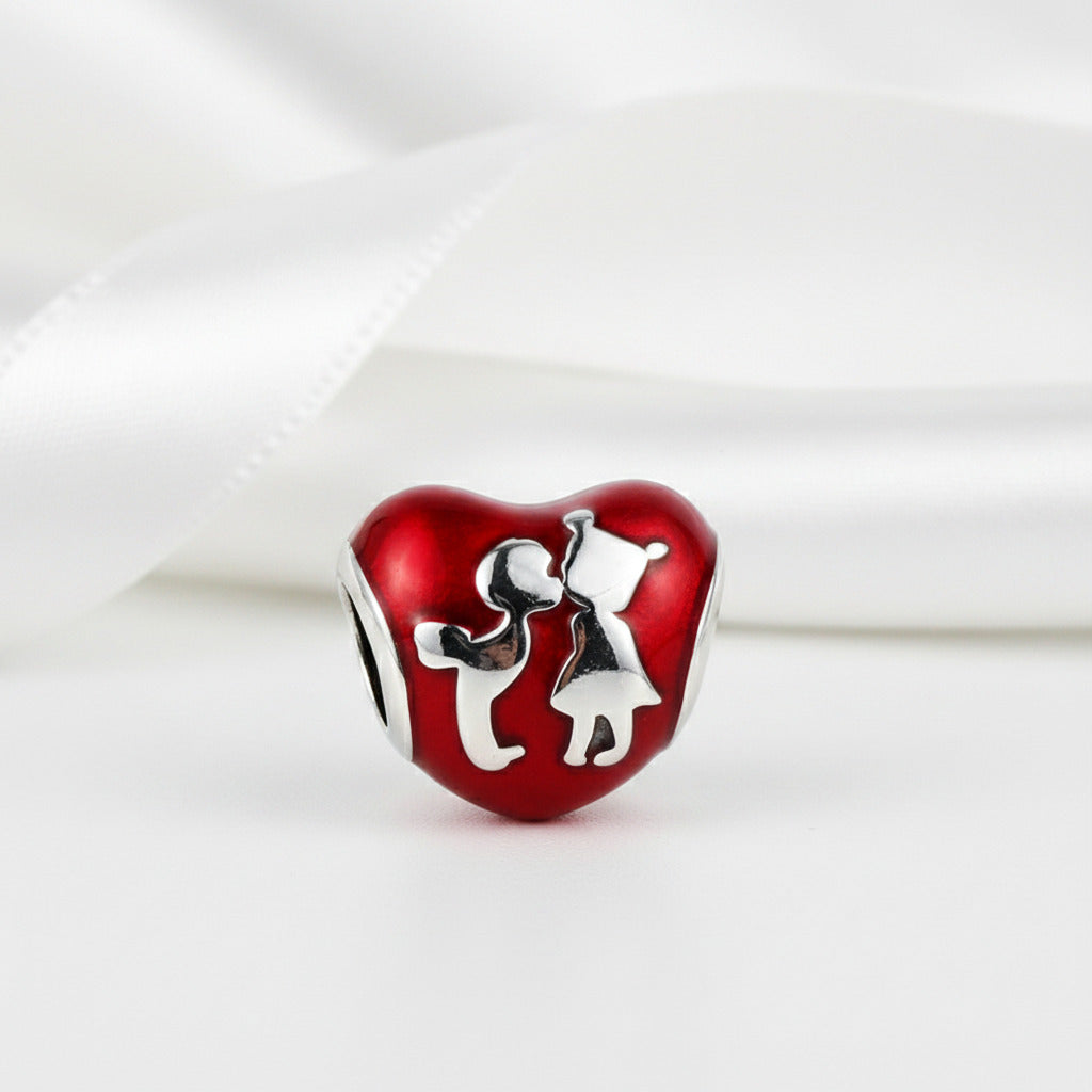 Diamond Option Heart Romantic Bead-Black Diamonds New York