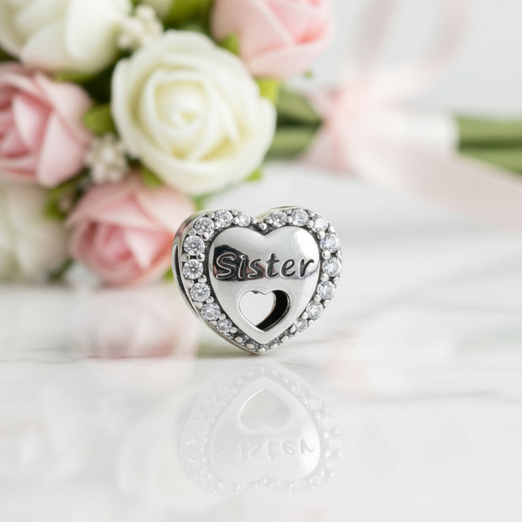 Diamond Option Heart Romantic Bead-Black Diamonds New York