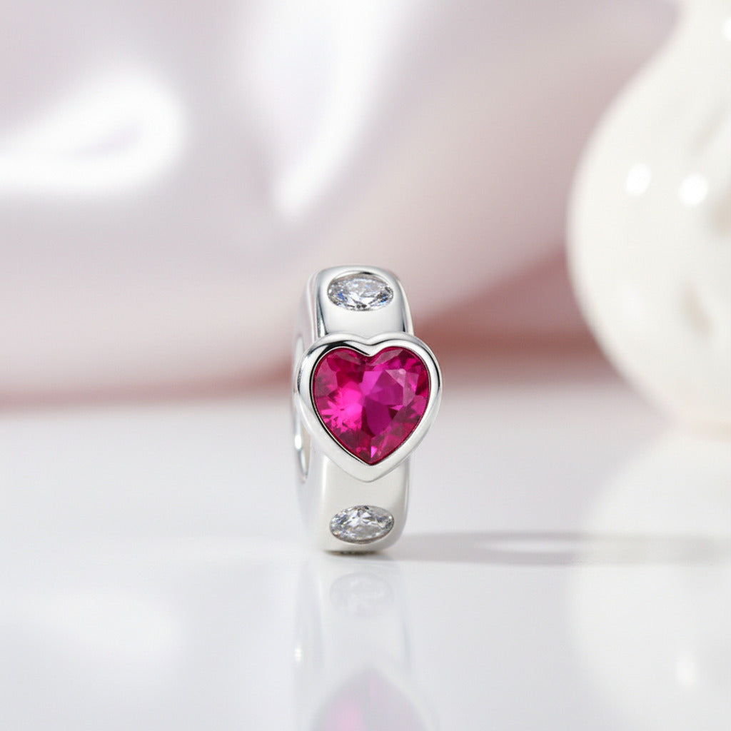 Diamond Option Heart Romantic Bead-Black Diamonds New York