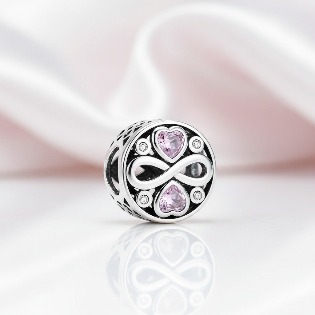 Diamond Option Heart Romantic Bead-Black Diamonds New York