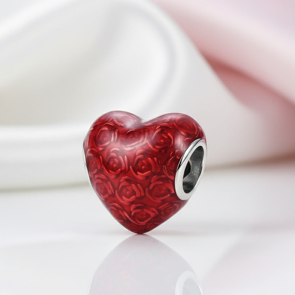 Diamond Option Heart Romantic Bead-Black Diamonds New York