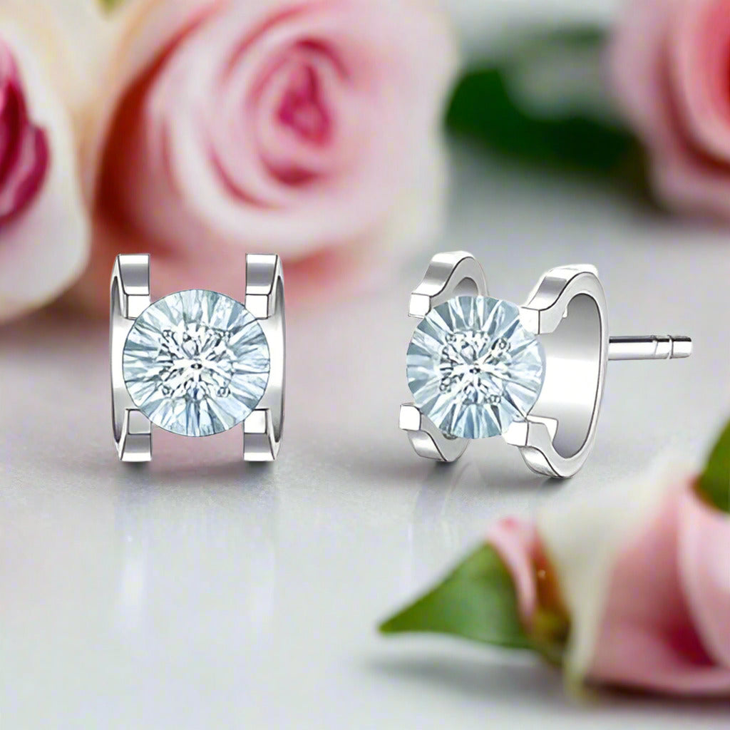 OX-head Diamond Earrings-Black Diamonds New York