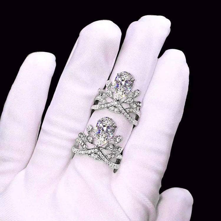 EVN™ Stone Ring Handmade Crown-Black Diamonds New York