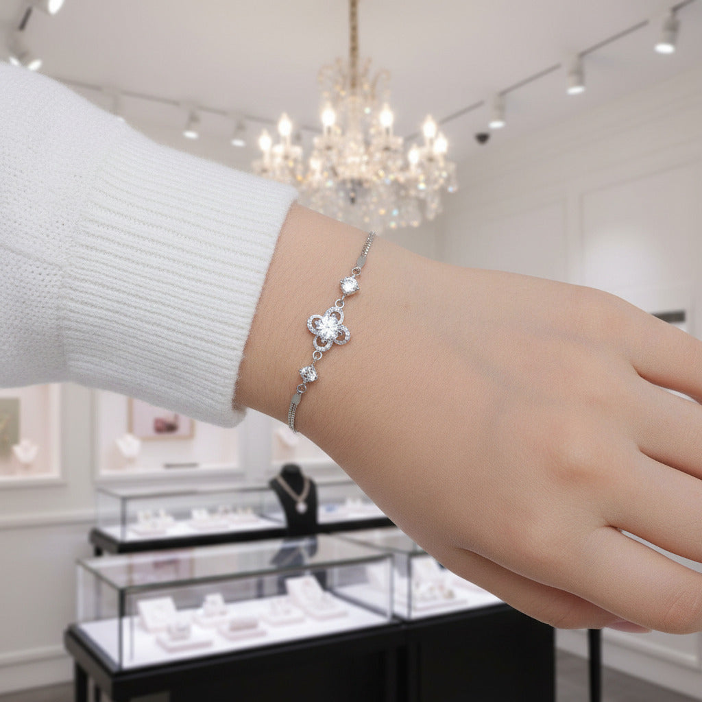 Round Diamond Option Space Love Bracelet-Black Diamonds New York