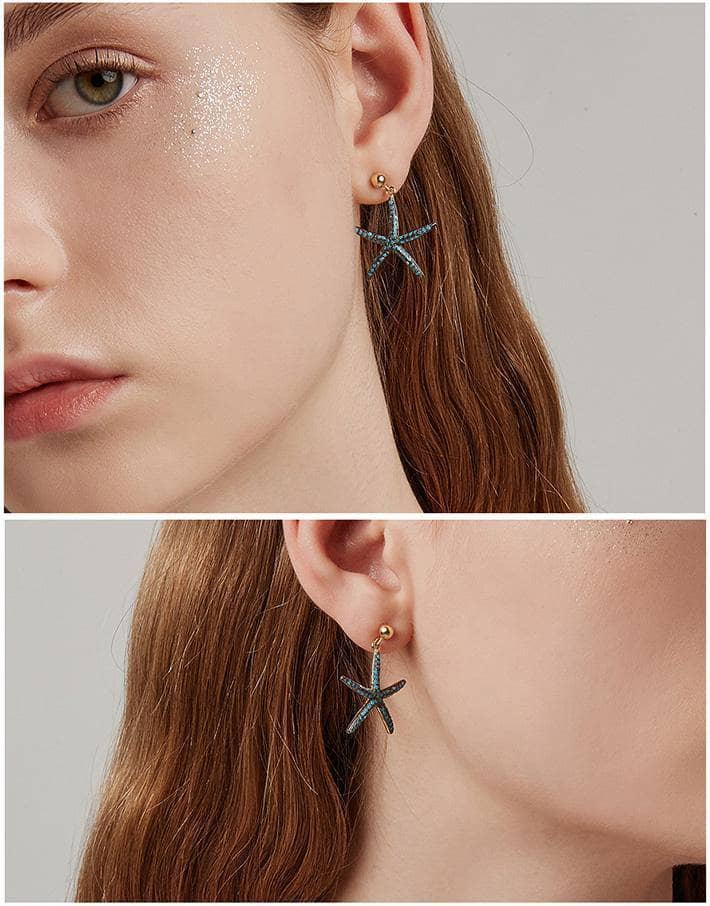 CVD DIAMOND Starfish Earrings