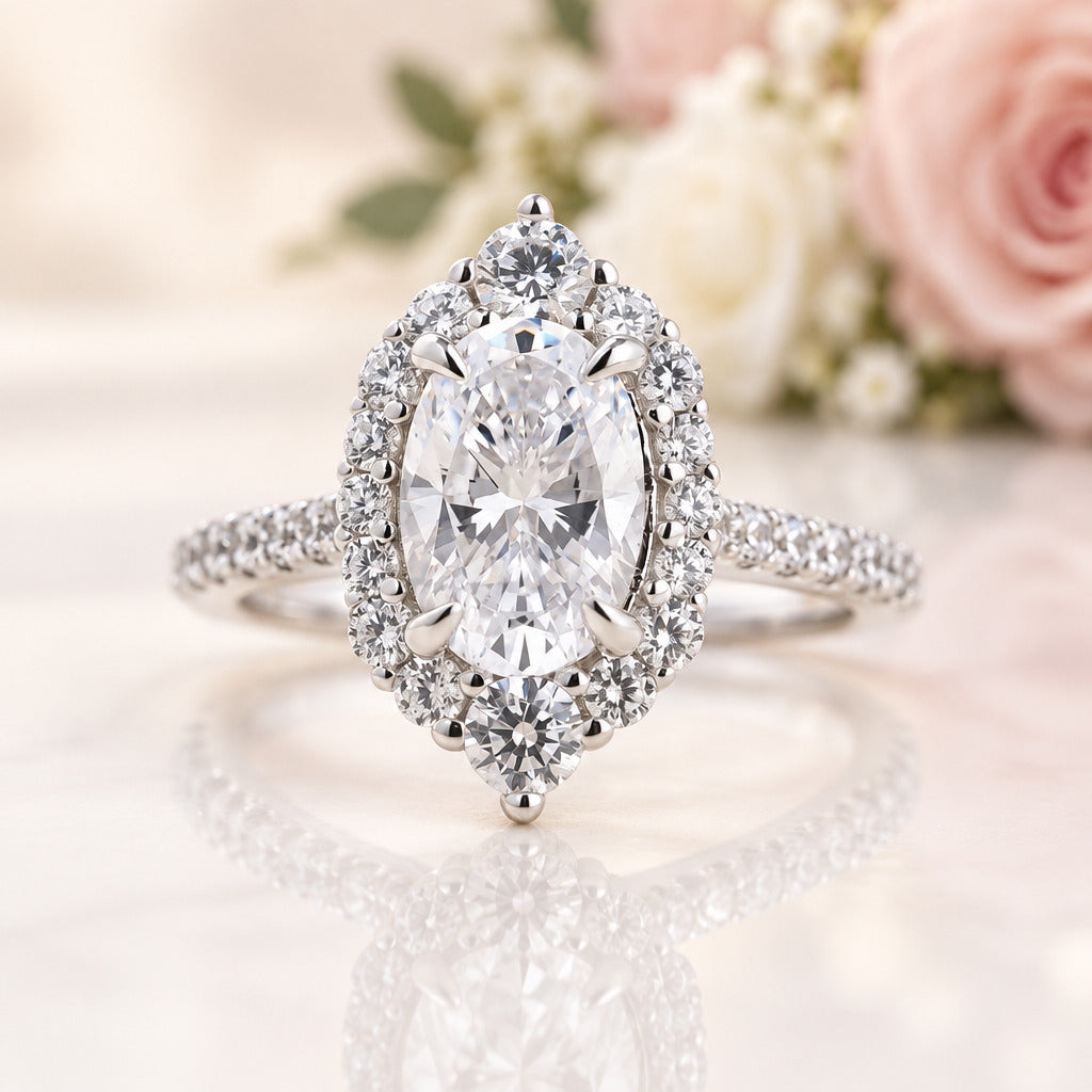 Exclusive Design Oval Cut 3-Pieces Wedding Ring Set DIKO MAHANAP!!!-Black Diamonds New York
