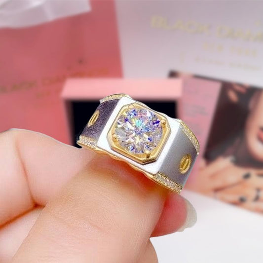 Exquisite Classic Diamond Wedding Ring-Black Diamonds New York
