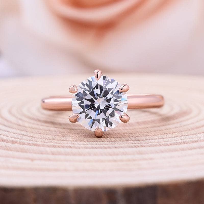 Exquisite Round Cut White Sapphire 3pcs Wedding Ring Set-Black Diamonds New York