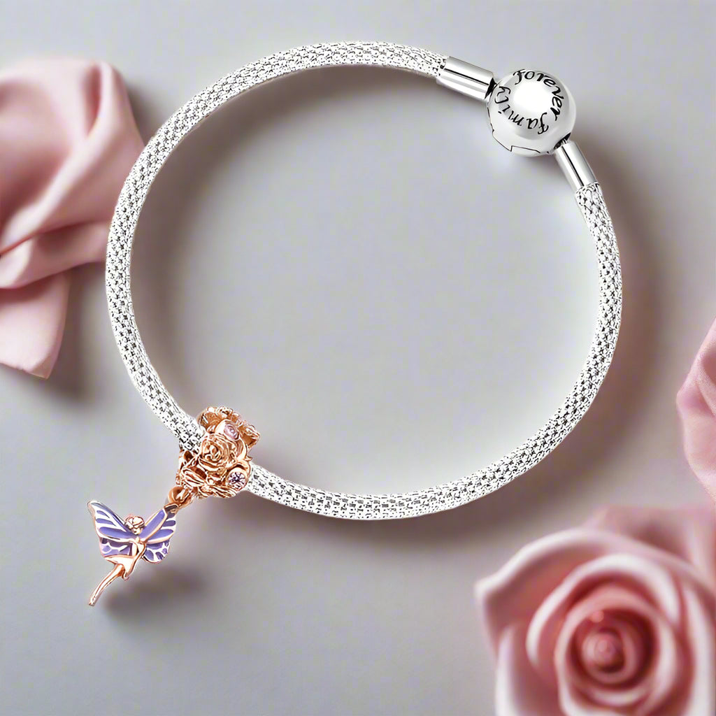 Fairy of Wishes Charm Pendant-Black Diamonds New York