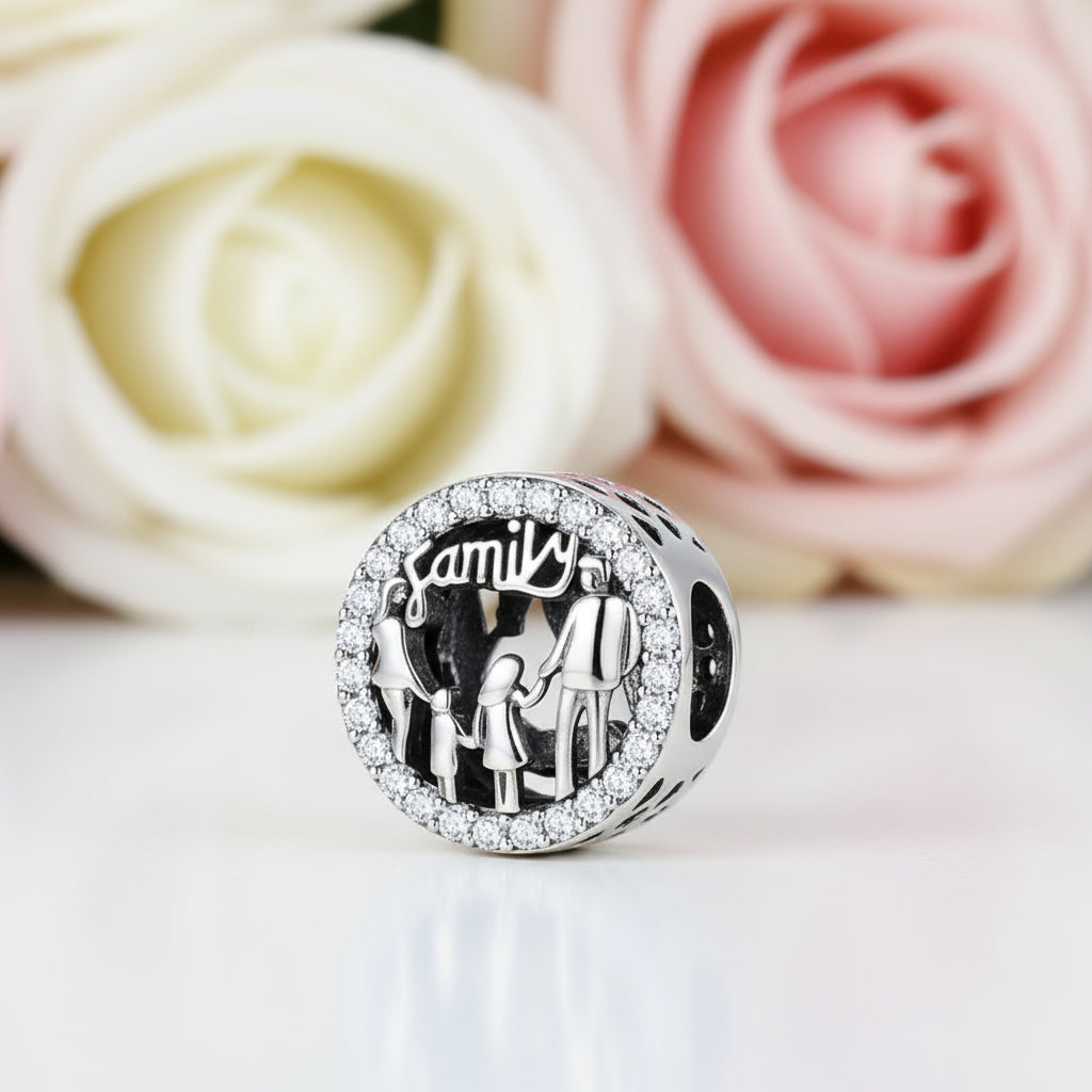 Family Is Forever Enamel Charms-Black Diamonds New York