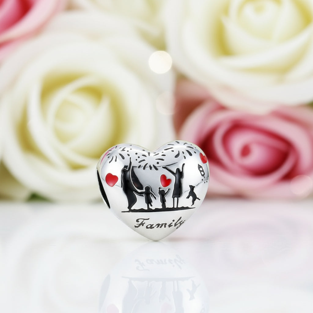 Family Is Forever Enamel Charms-Black Diamonds New York