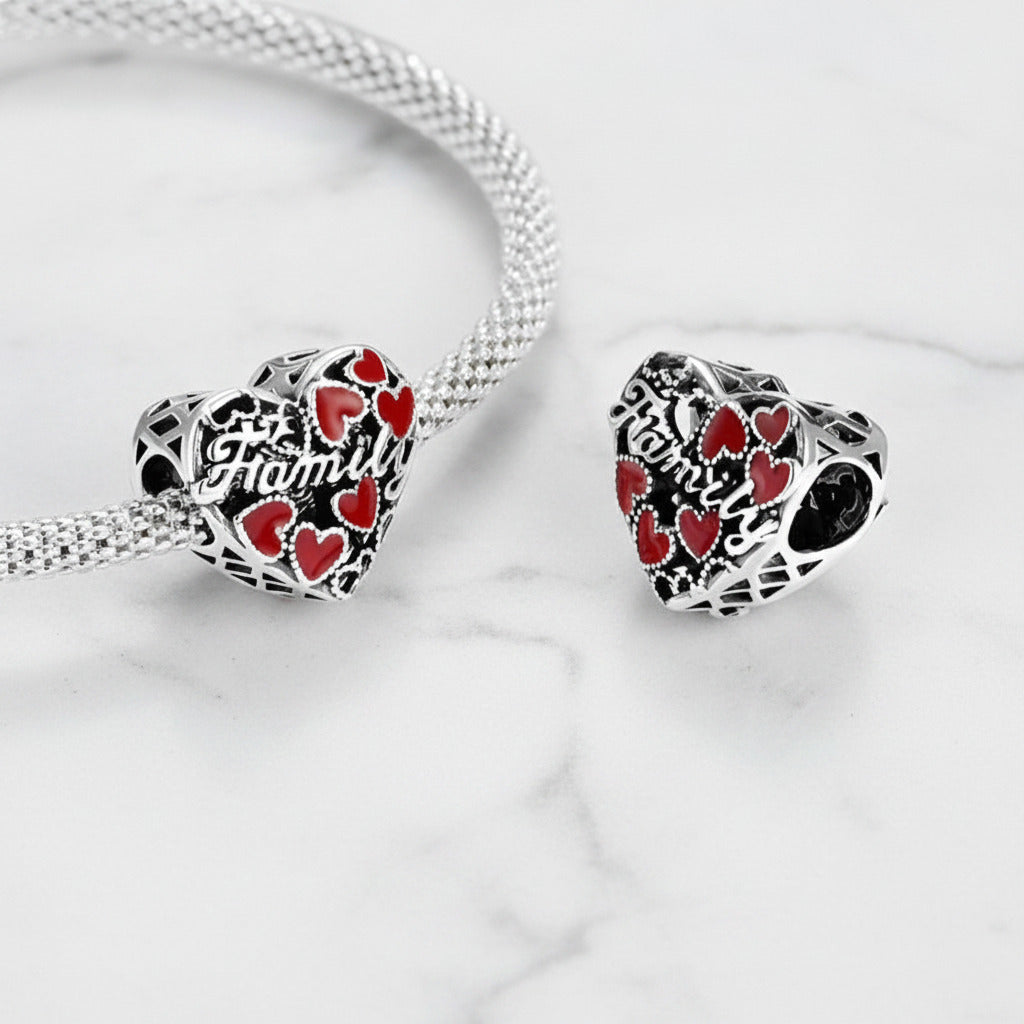 Family Is Forever Enamel Charms-Black Diamonds New York