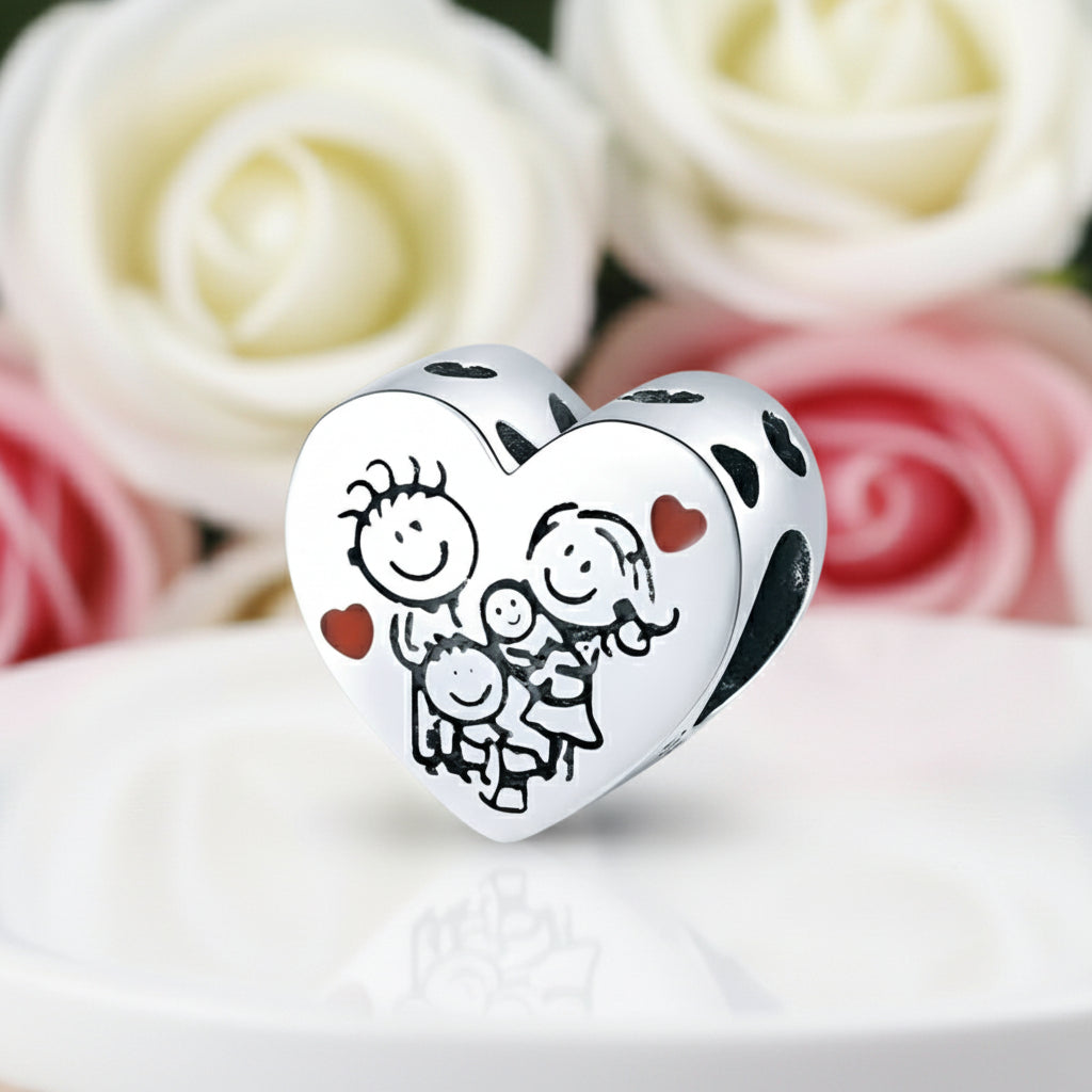 Family Is Forever Enamel Charms-Black Diamonds New York