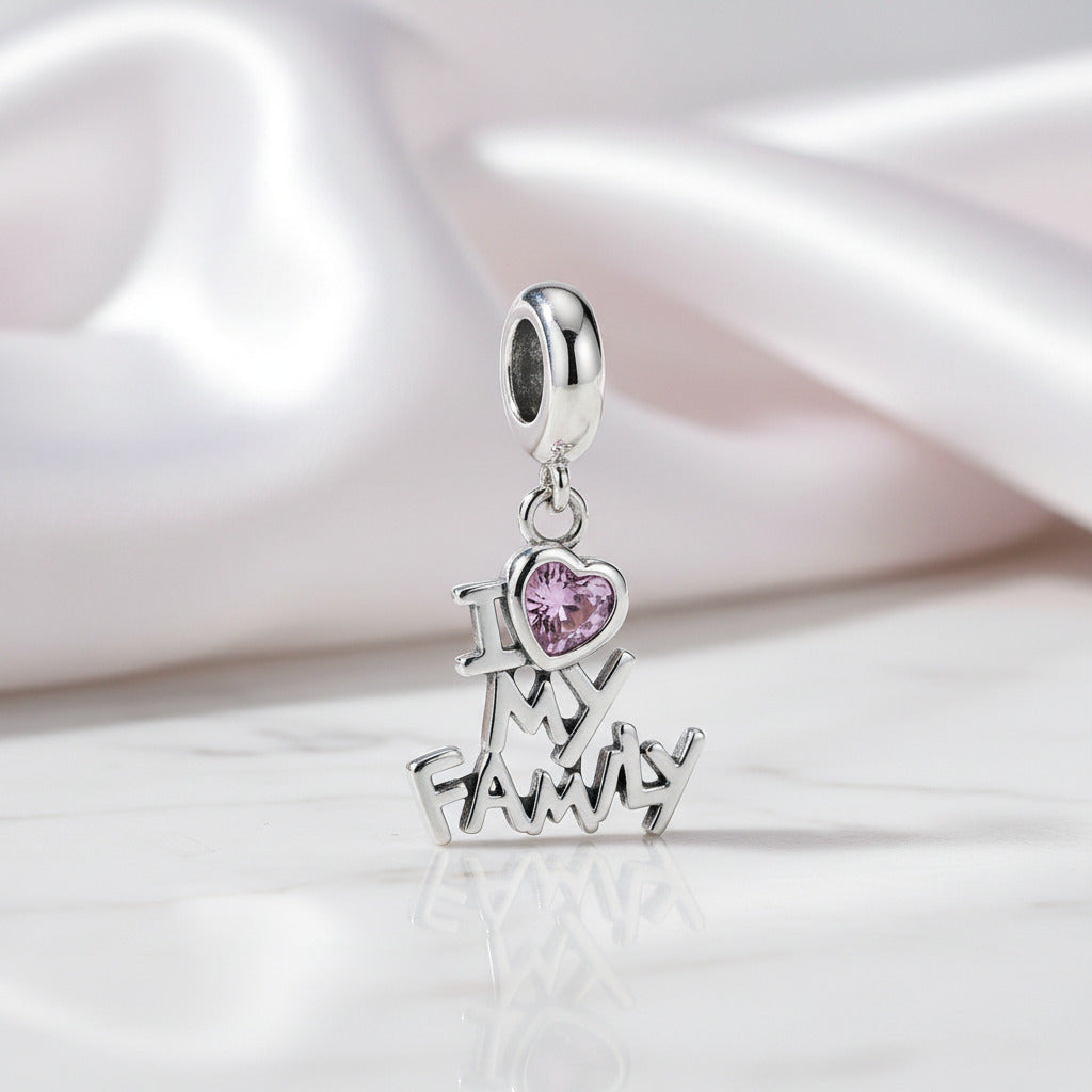 Family Is Forever Enamel Charms-Black Diamonds New York