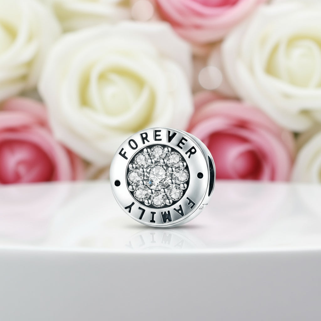 Family Is Forever Enamel Charms-Black Diamonds New York