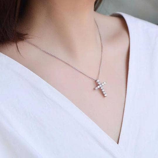 Fashion Cross Pendant Necklace NOT EXISTING-Black Diamonds New York