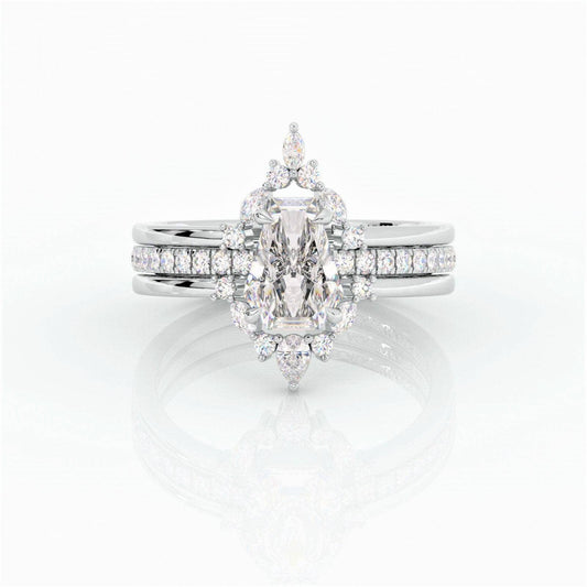 Flash Sale- Be Mine Forever- Radiant Coffin Cut Diamond Gothic Wedding Ring-Black Diamonds New York