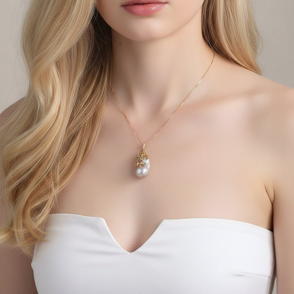 Freshwater Pearl Bohemia Option Necklace-Black Diamonds New York