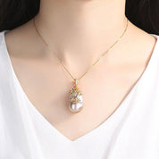 Freshwater Pearl Bohemia Style Necklace-Black Diamonds New York