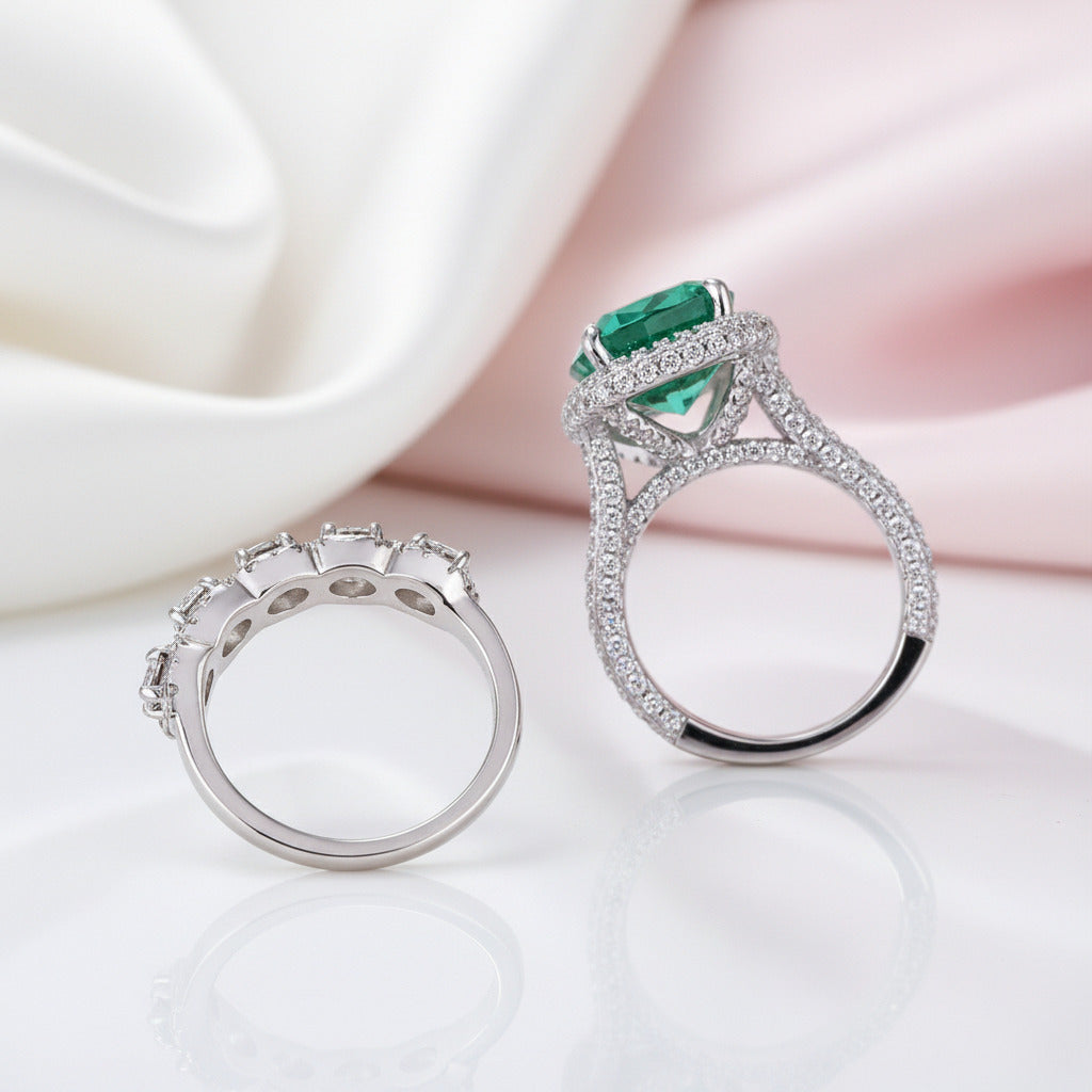 Gorgeous Halo Cushion Cut Paraiba Tourmaline Wedding Set-Black Diamonds New York