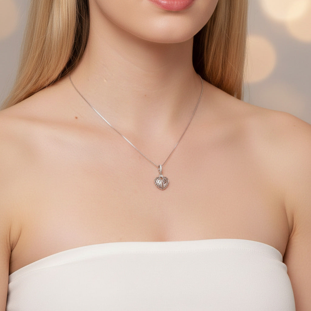 Guardian Wings of the Family Necklace-Black Diamonds New York