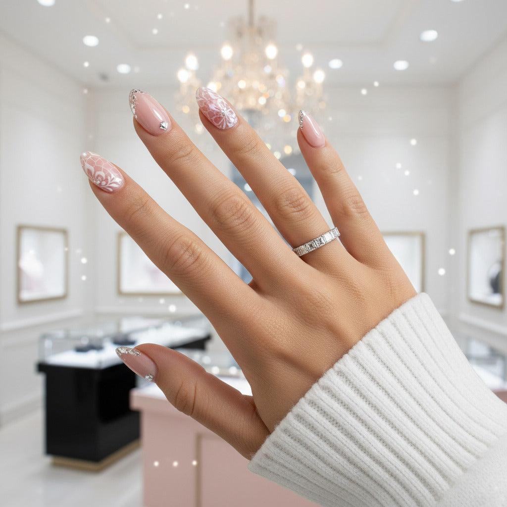 Half Eternity Asscher Cut Ring Band-Black Diamonds New York