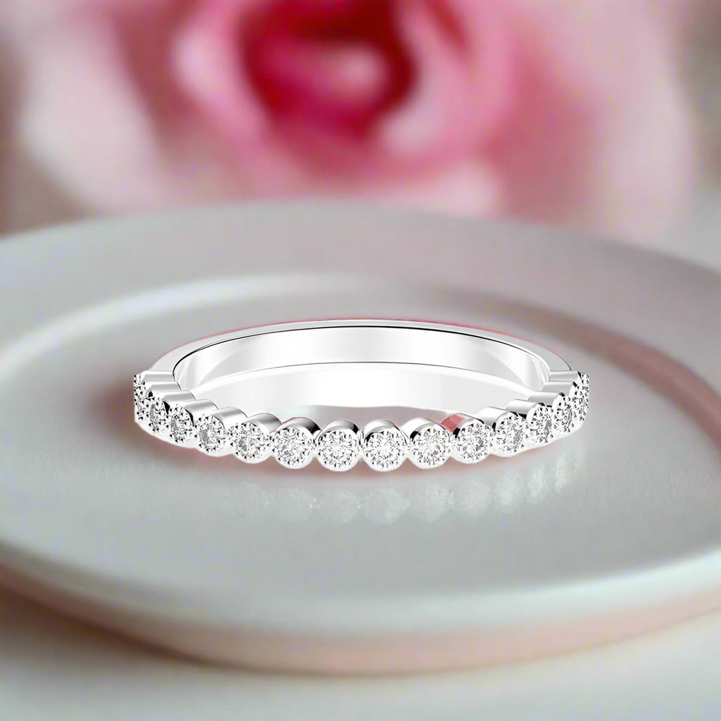 Halo Pear Cut 3ct Morganite Ring Set 3pcs In White Gold-Black Diamonds New York