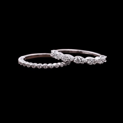 Halo Pear Cut Synthetic Morganite 3Pcs Wedding Ring Set-Black Diamonds New York
