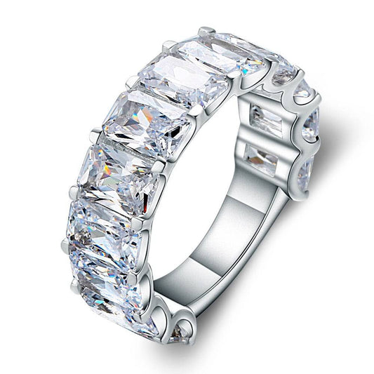 Handmade Eternity Promise Ring - Black Diamonds New York