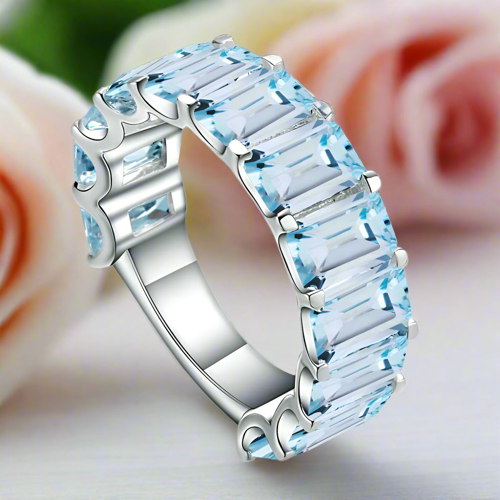 Handmade Eternity Promise Ring-Black Diamonds New York