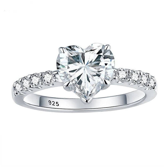 Heart Cut EVN™ Diamond Engagement Ring-Black Diamonds New York
