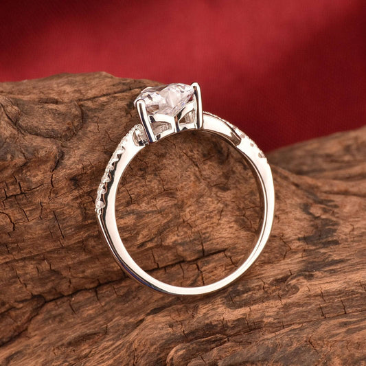 Heart Cut EVN™ Diamond Engagement Ring-Black Diamonds New York