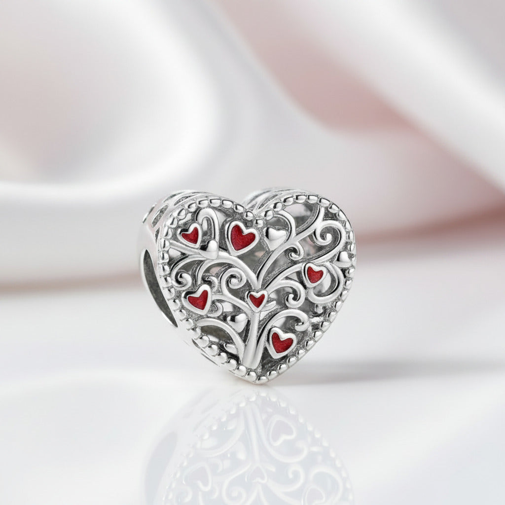 Heart & Flowers Lucky Charms-Black Diamonds New York
