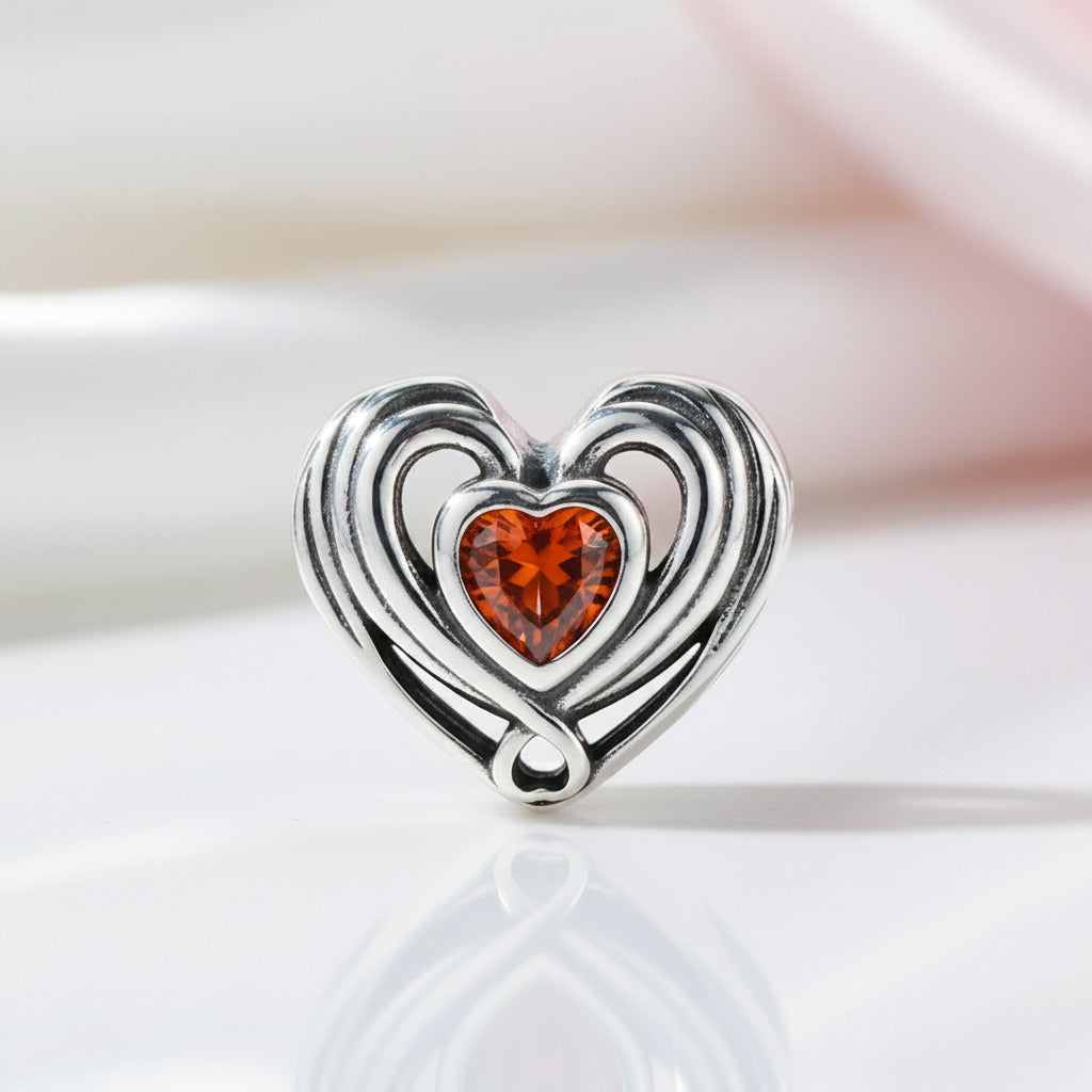 Heart & Flowers Lucky Charms-Black Diamonds New York