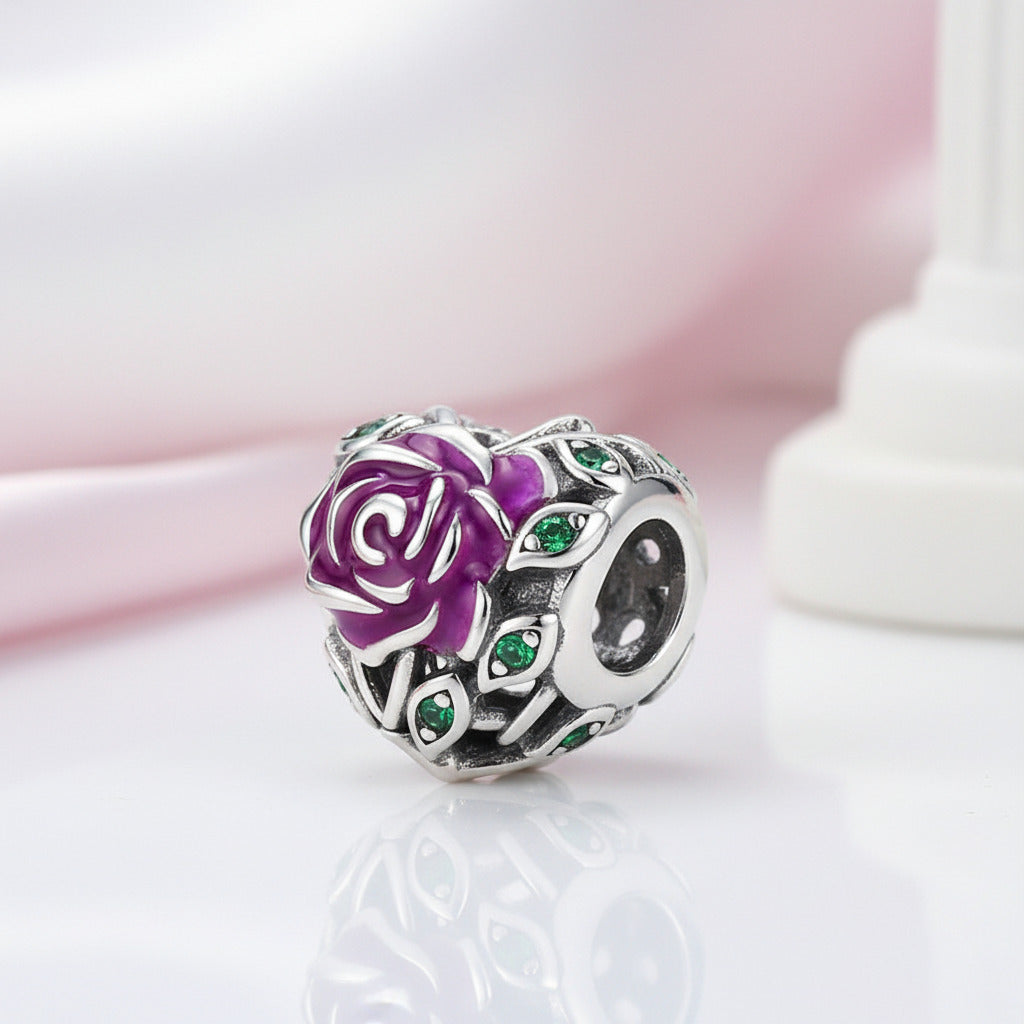 Heart & Flowers Lucky Charms-Black Diamonds New York
