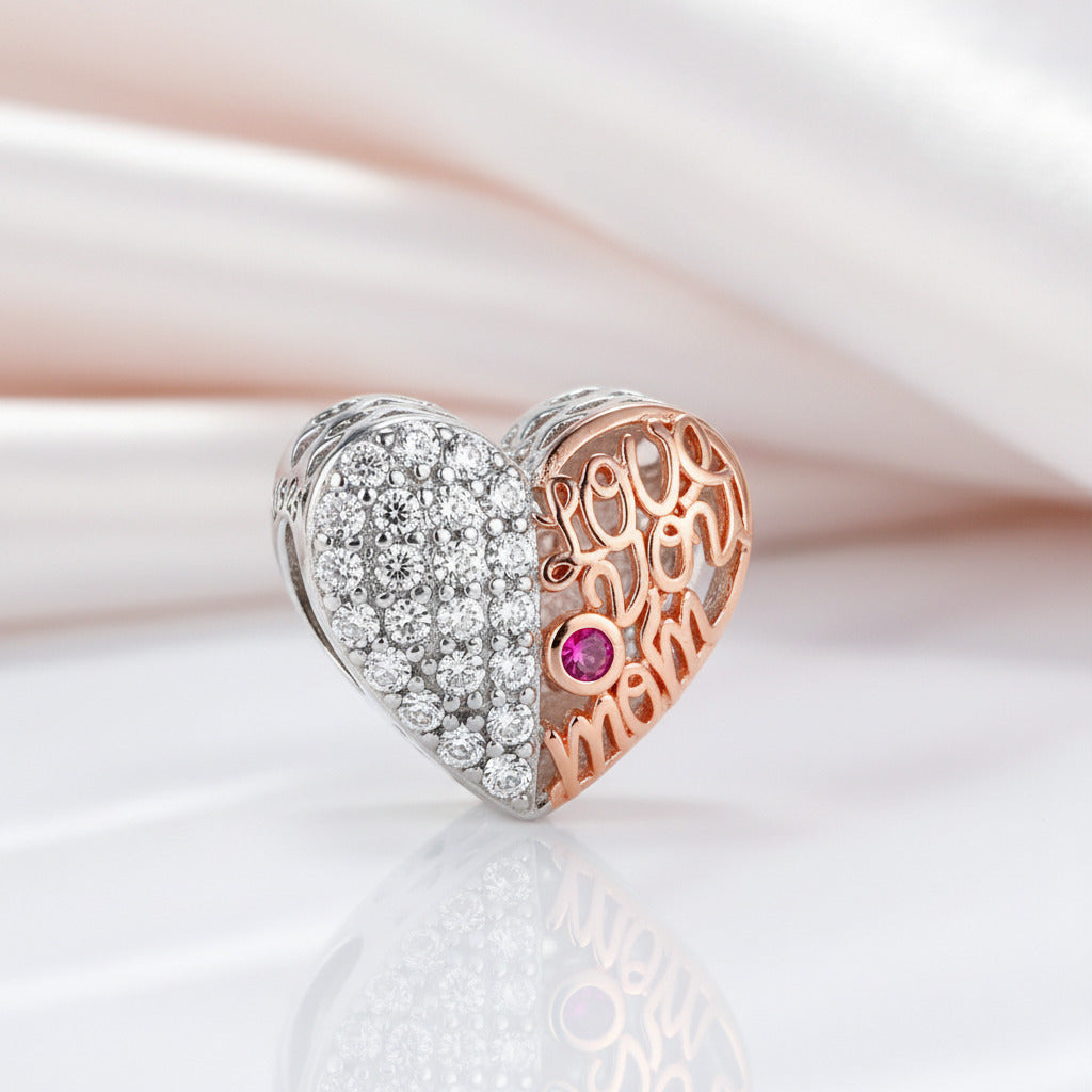 Heart & Flowers Lucky Charms-Black Diamonds New York