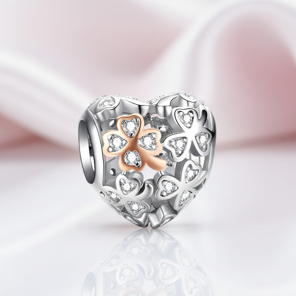 Heart & Flowers Lucky Charms-Black Diamonds New York
