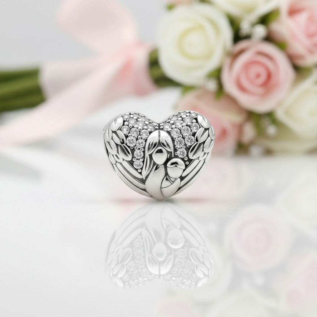 Heart-Shaped Love Affinity Charms-Black Diamonds New York