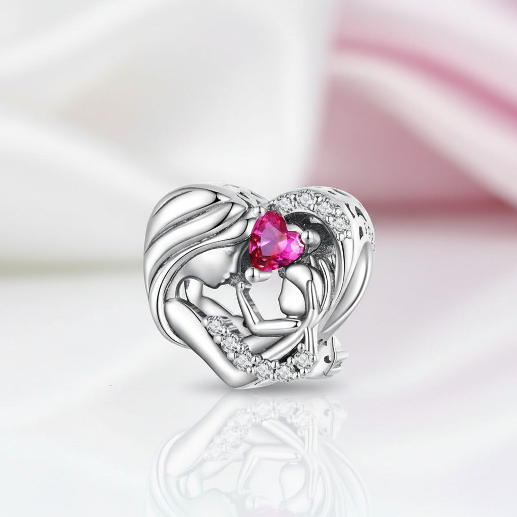 Heart-Shaped Love Affinity Charms-Black Diamonds New York