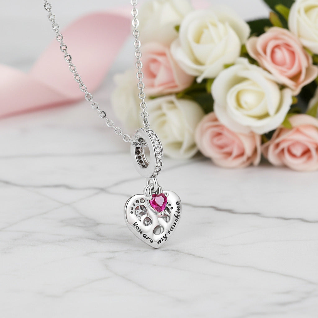 Heart-Shaped Love Affinity Charms-Black Diamonds New York