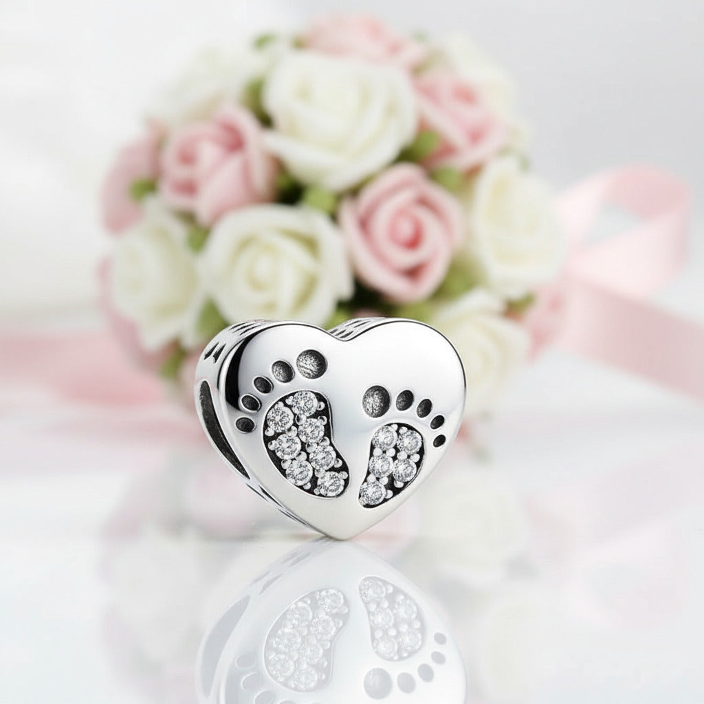 Heart-Shaped Love Affinity Charms-Black Diamonds New York