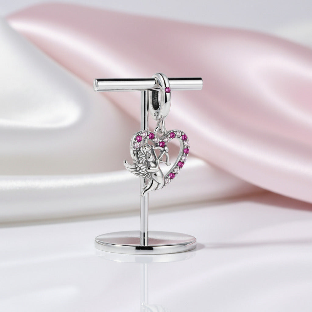 Heart-Shaped Love Affinity Charms-Black Diamonds New York