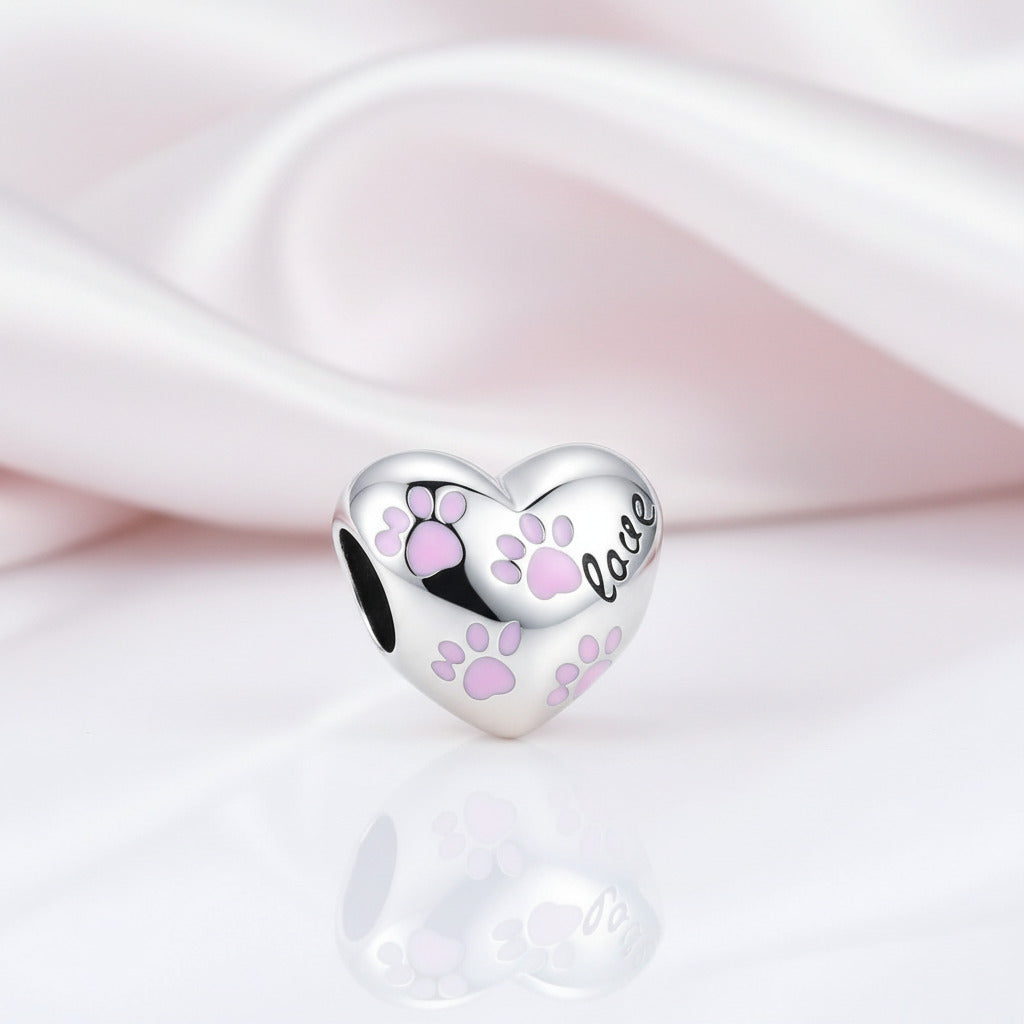 Heart Shaped Diamond Option & Enamel Beads-Black Diamonds New York