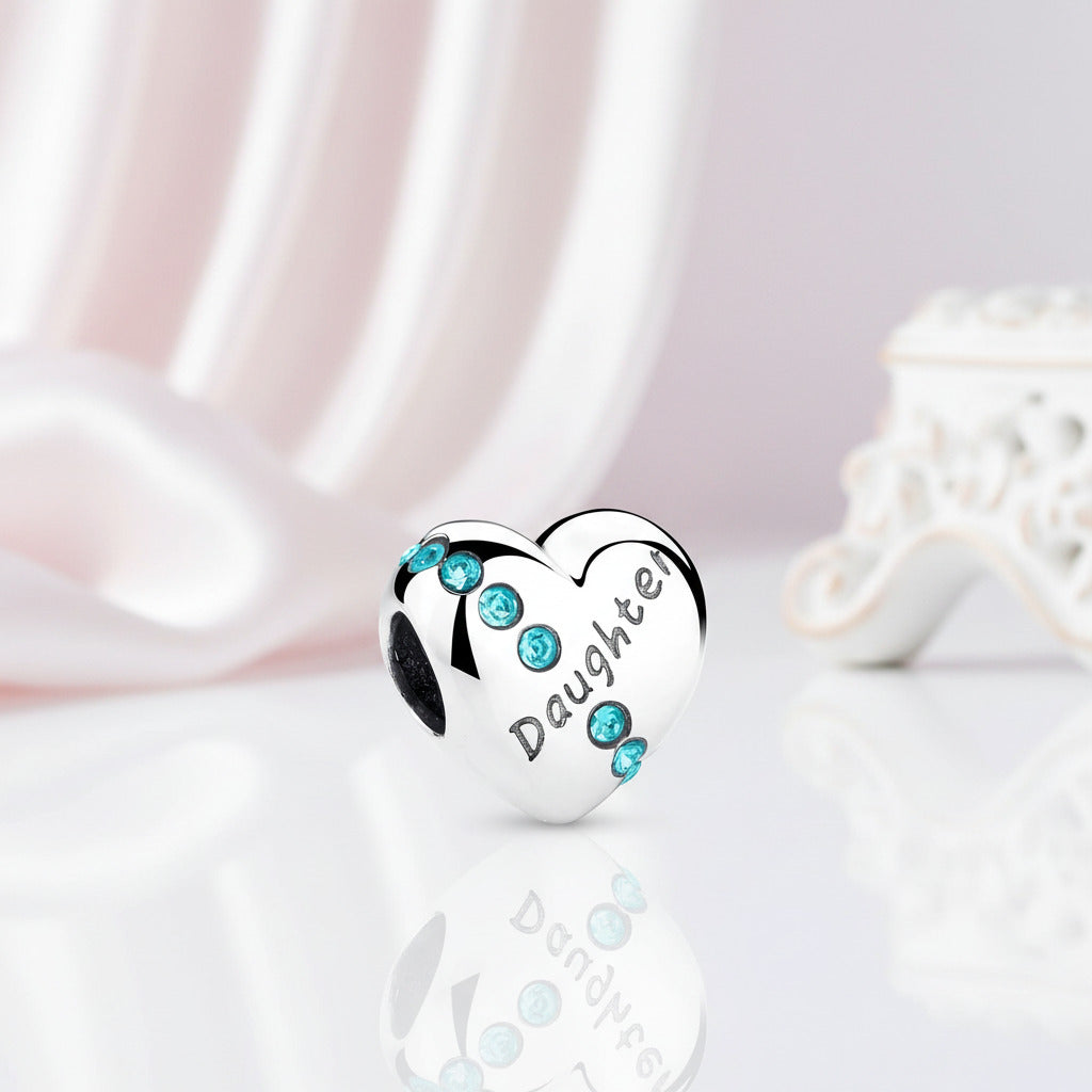 Heart Shaped Diamond Option & Enamel Beads-Black Diamonds New York
