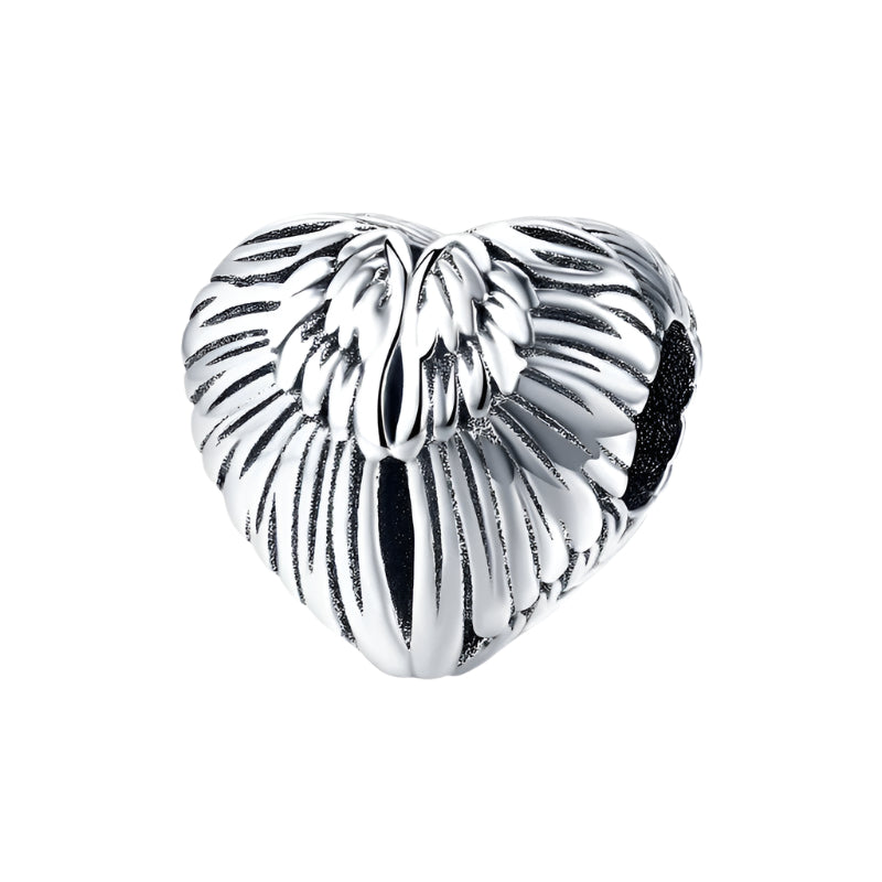 Heart Shaped Diamond & Enamel Beads-Black Diamonds New York