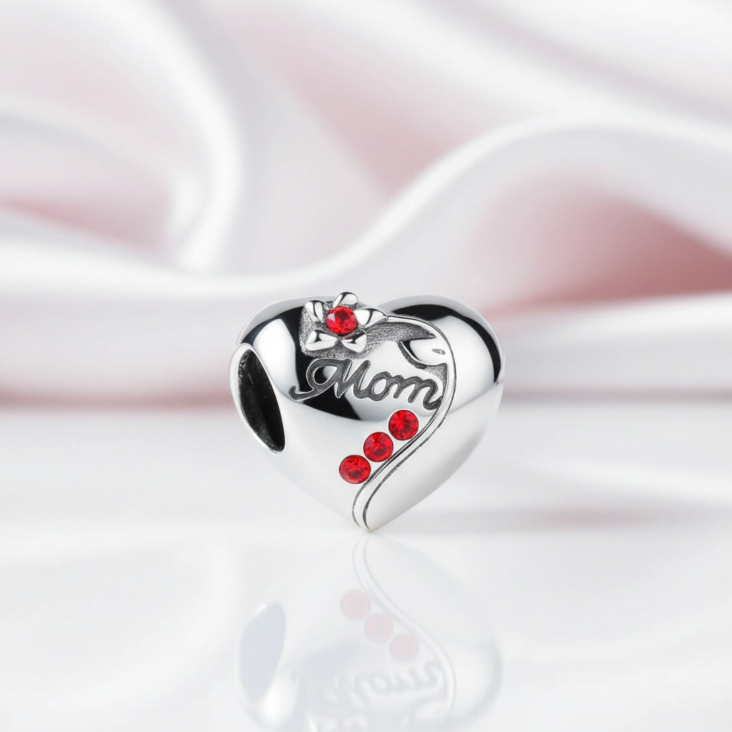 Heart Shaped Diamond Option & Enamel Beads-Black Diamonds New York