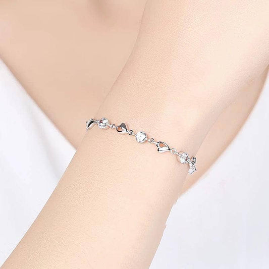 Heart to Heart Romantic Bracelet Created Diamond-Black Diamonds New York