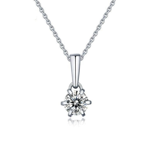 Heartbeat Pendant Necklace with 1.0Ct D Color Twinkle Diamond-Black Diamonds New York