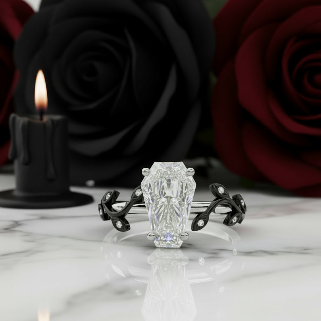 Hell and Back Ring Limited Coffin Cut Diamond Engagement Ring